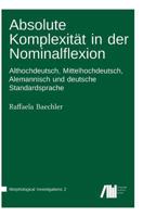 Absolute Komplexität in der Nominalflexion 3961100233 Book Cover