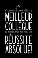 Je N'ai Jamais Demandé D'être Le Meilleur Collègue Du Monde, Mais Me Voici. Une Réussite Absolue!: Carnet De Notes - Cadeau Pour Homme, Départ En Retraite, Bonne Continuation 165258031X Book Cover