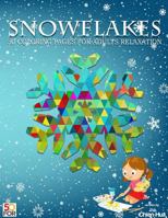 Snowflakes 50 Coloring Pages For Adults Relaxation 1981670297 Book Cover