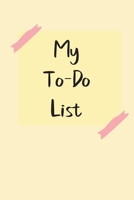 My To Do List: A simple book filled with lines that include check boxes. 1654576093 Book Cover
