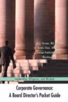 Corporate Governance: A Board Director's Pocket Guide 0595451926 Book Cover