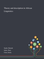 Theory and Description in African Linguistics 101329453X Book Cover