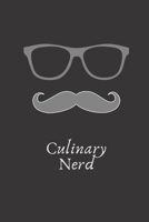 Culinary Nerd: Blank Cookbook to Write In Your favourite recipes - Gift for Foodies, Perfect For Husband, Son, Brother, Father, Friend, Uncle and Lover 1679007890 Book Cover