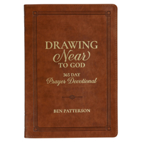 Devotional Drawing Near to God Brown Faux Leather 163952729X Book Cover
