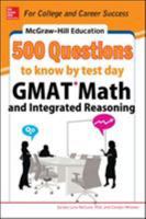 McGraw-Hill Education 500 GMAT Math and Integrated Reasoning Questions to Know by Test Day 0071812180 Book Cover