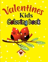 Valentine's kids coloring book B08W3KS3FB Book Cover
