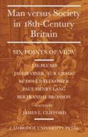 Man Versus Society in 18th-Century Britain 0521046750 Book Cover