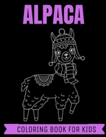Alpaca Coloring Book For Kids null Book Cover