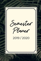 Semester Planer 2019 / 2020: A5 Coole Geschenkidee KARIERT zum Studium | Notizbuch für Studenten | Studienbeginn | Erstes Semester | Pruefung | Geburtstag | Terminkalender (German Edition) 1692767283 Book Cover