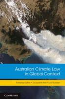 Australian Climate Law in Global Context 0521142105 Book Cover