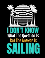 I Don't Know What The Question Is But The Answer Is Sailing: Daily Planner 2020 : Gift For Sailor And Sailing Lovers 1673880312 Book Cover