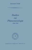 Studien Zur Phanomenologie 1930 1939 9401164231 Book Cover