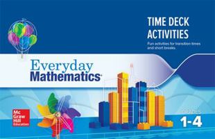 Everyday Mathematics 4: Grades 1-4, Time Card Deck Activity Booklet 0076727785 Book Cover