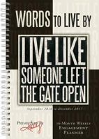 Words to Live By 2017 Engagement Calendar 141624400X Book Cover