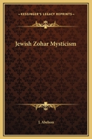 Jewish Zohar Mysticism 1425455824 Book Cover