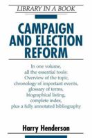 Campaign and Election Reform 0816051364 Book Cover