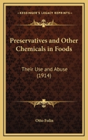 Preservatives and Other Chemicals in Foods 1016201095 Book Cover