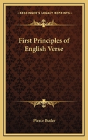 First Principles Of English Verse 1425493238 Book Cover