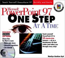 Microsoft Powerpoint 97 One Step at a Time 0764532774 Book Cover