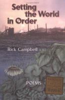 Setting the World in Order (The Walt Mcdonald First-Book Poetry Series) 0896724476 Book Cover