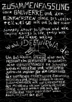 Zusammenfassung über Bauwerke und den Einfachsten Dingen des Lebens, teilweise mit und in der Schrift: Summary about buildings and the simplest things ... with and in the writing (German Edition) 3384628519 Book Cover