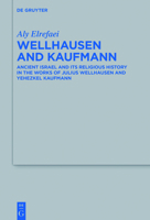 Wellhausen and Kaufmann 311045212X Book Cover