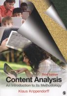 Content Analysis: An Introduction to Its Methodology 0803914989 Book Cover