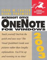 Microsoft Office OneNote 2003 for Windows (Visual QuickStart Guide) 032122373X Book Cover