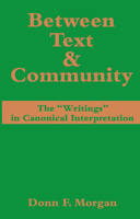 Between Text & Community 0800624068 Book Cover