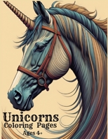 Unicorn Coloring Pages B0CFCQ1362 Book Cover