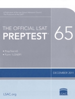 The Official LSAT PrepTest 65: (Dec 2011 LSAT) 098463603X Book Cover