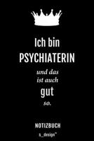 Notizbuch für Psychiater / Psychiaterin: Originelle Geschenk-Idee [120 Seiten liniertes blanko Papier] (German Edition) 1674860366 Book Cover