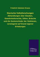 Slavische Volksforschungen 3846039888 Book Cover