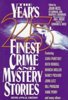 The Year's 25 Finest Crime and Mystery Stories: Sixth Annual Edition 0786704950 Book Cover
