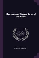 Marriage and Divorce Laws of the World 9356780048 Book Cover