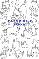 The cat cute password book: password log book and internet password organizer, Password book small 6 x 9, Password book, Cute Fat Cat Kitten Cartoon 1673986617 Book Cover