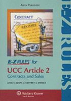 E-z Rules for Contracts & Sales, Ucc Article 2 0735571988 Book Cover