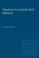 Taxation in Canada 1487581521 Book Cover