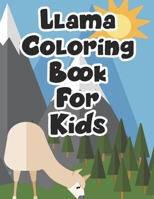 Llama Coloring Book For Kids: Children's Tracing And Coloring Pages With Llama Designs, Fun Illustrations To Color B08KQDYS16 Book Cover