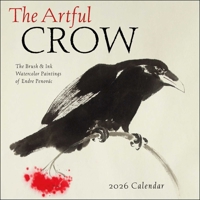 The Artful Crow 2026 Wall Calendar: Brush & Ink Watercolor Paintings 1524898325 Book Cover