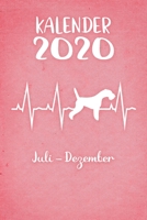 Kalender 2020: Rosa Tageskalender Foxterrier Herzschlag Hunde 2. Halbjahr Juli Dezember ca DIN A5 weiß über 190 Seiten 1650673035 Book Cover