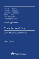 Constitutional Law: Cases, Materials, and Problems, 2020 Supplement 1543820506 Book Cover