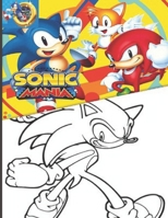 SONIC MANIA: Great Coloring Book for Kids B08VMBRTTY Book Cover