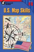 U.S. Map Skills Homework Booklet, Grades 4-6 (Homework Booklets) 1568221037 Book Cover