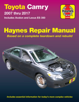 Toyota Camry Online Auto Repair Manual: 2007 thru 2017 - Includes Avalon & Lexus ES 350 1620923874 Book Cover