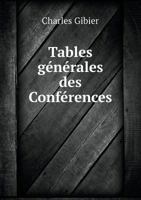 Tables Generales Des Conferences 5518989261 Book Cover