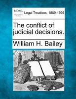The conflict of judicial decisions. 124019191X Book Cover
