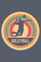 Volleyball: Retro Vintage Beachvolleyball Notizbuch A5 Liniert 108 Seiten Notizheft - Geschenk f�r Volleyballspieler 1704246911 Book Cover
