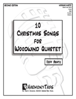 10 Christmas Songs for Woodwind Quartet: Second Edition 1961735261 Book Cover