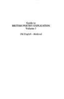 Guide to British Poetry Explication: Victorian - Contemporary (Volume 4) 081611997X Book Cover